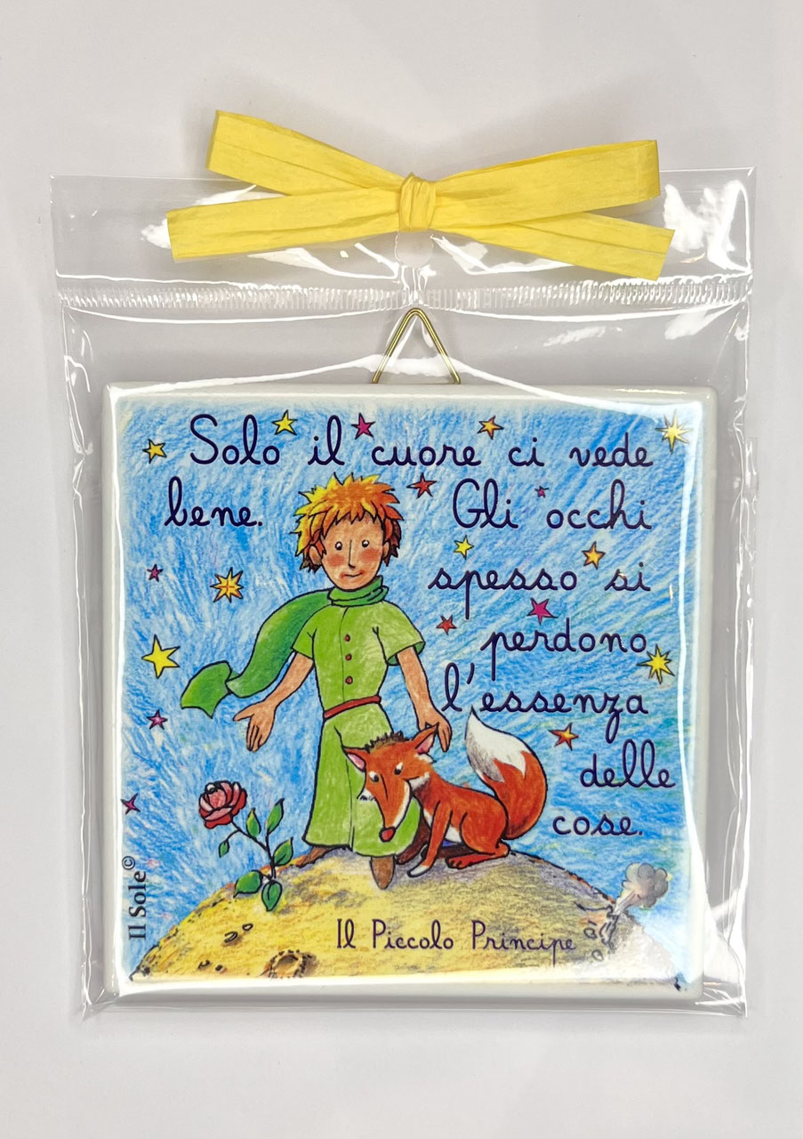Piastrella in ceramica da parete Piccolo Principe mod. ASSORTITI