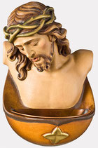ACQUASANTIERA TESTA DI CRISTO