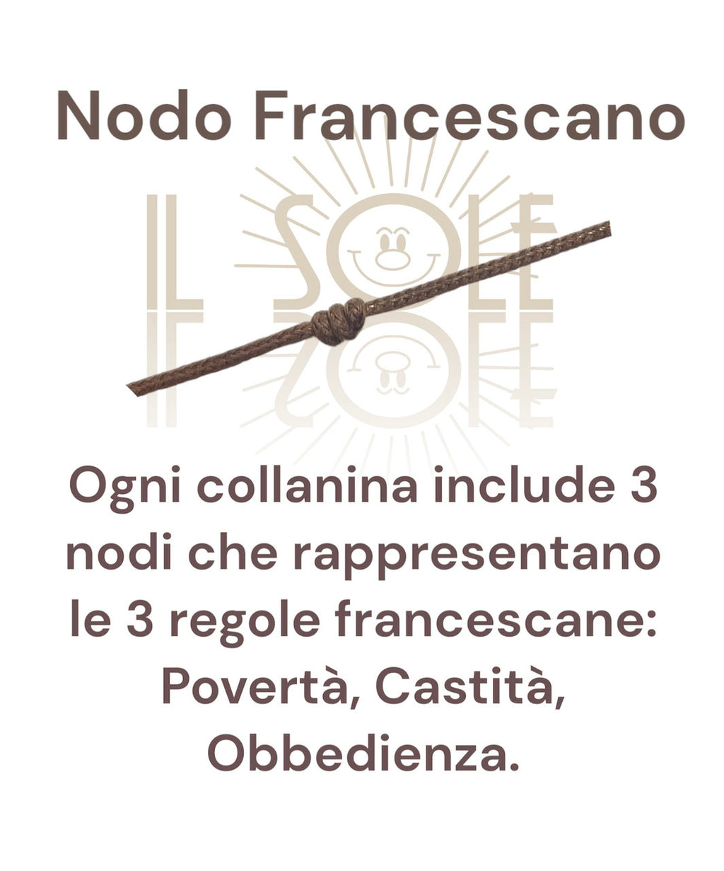 TAU con CORDONCINO in LEGNO D'ULIVO varie dimensioni