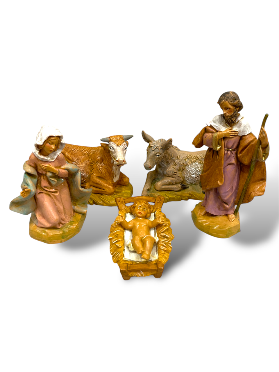 Sacra Famiglia mod. 2 con bue e asino