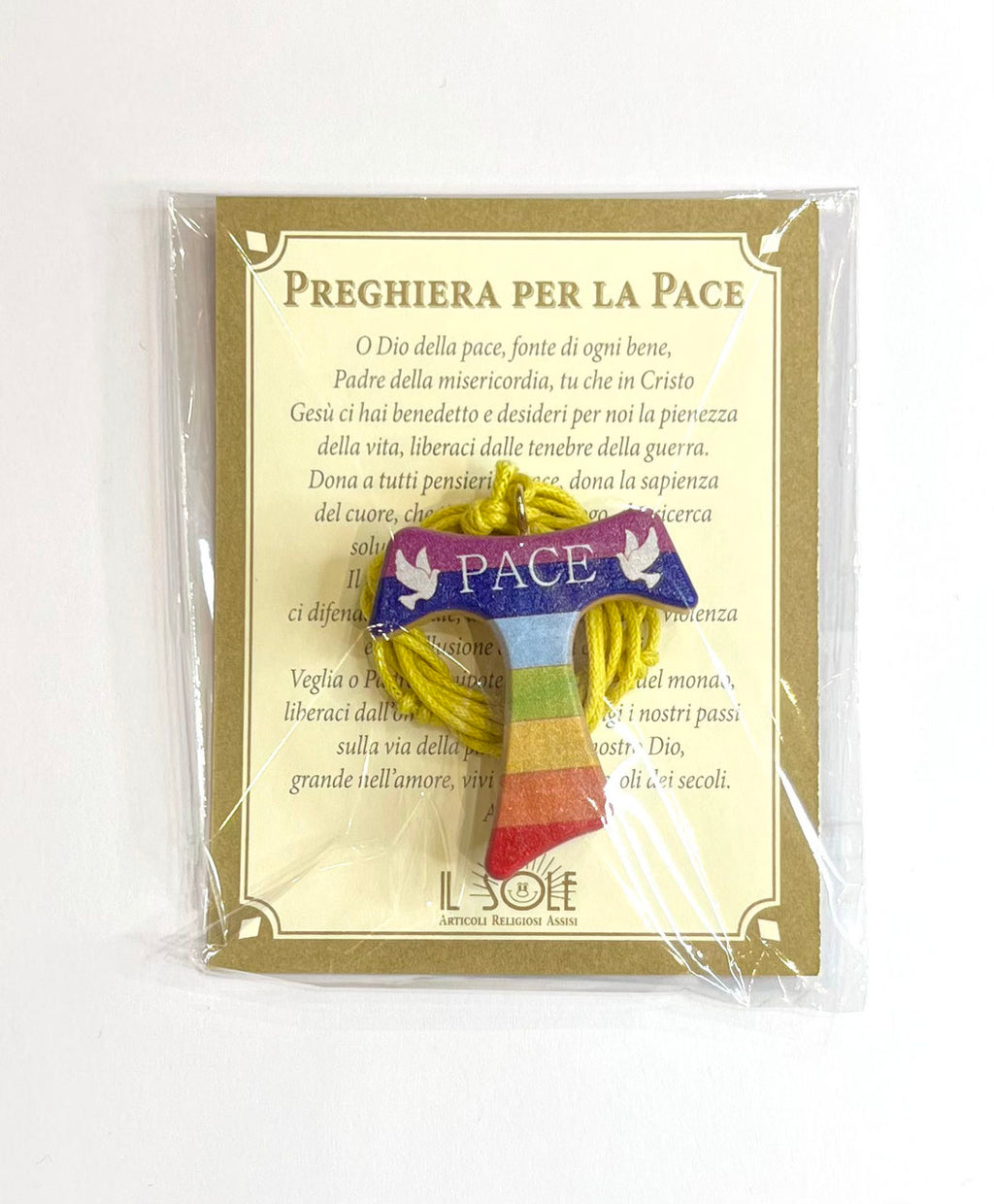 COLLANINE TAU DELLA PACE e PREGHIERA in ITALIANO E IN INGLESE
