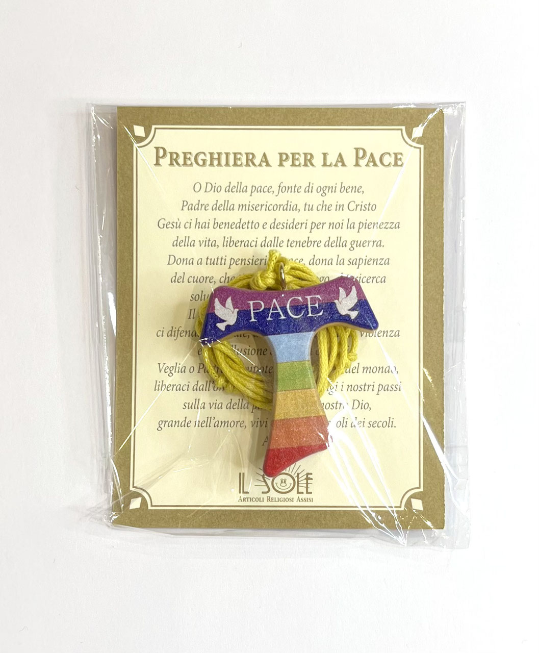 COLLANINE TAU DELLA PACE e PREGHIERA in ITALIANO E IN INGLESE