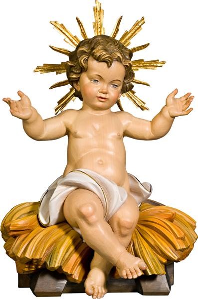 GESU' BAMBINO SEDUTO SU CULLA