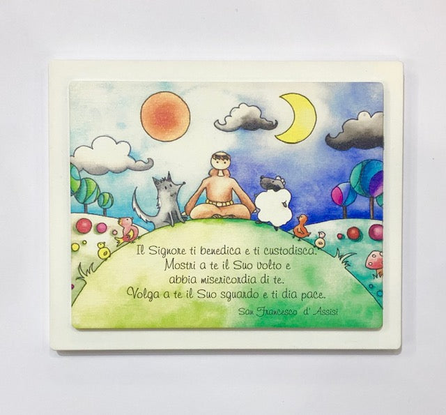 QUADRETTO A 2 LIVELLI RETTANGOLARE SOLIDALE SAN FRANCESCO