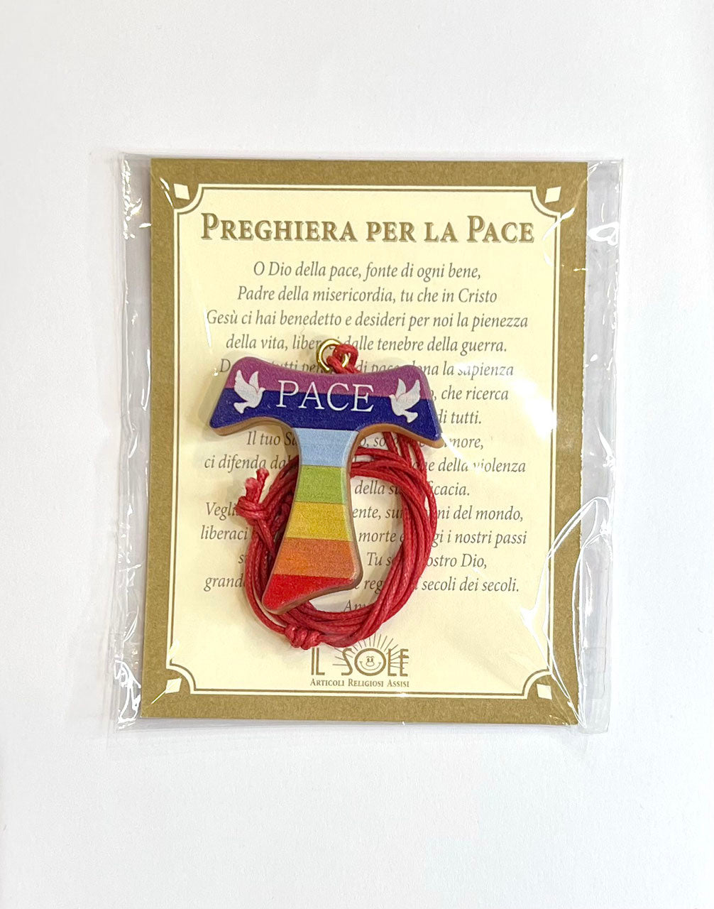 COLLANINE TAU DELLA PACE e PREGHIERA in ITALIANO E IN INGLESE