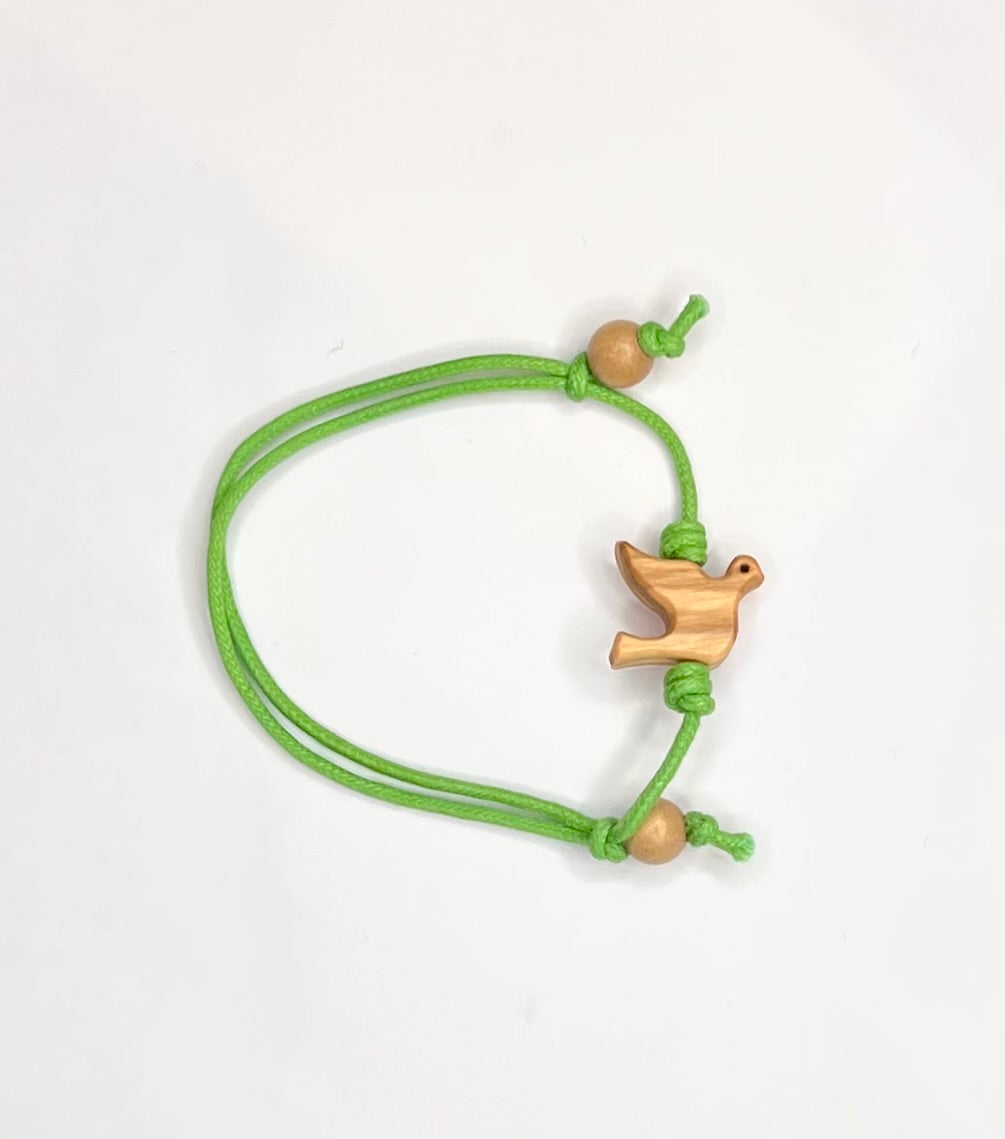 BRACCIALE con COLOMBINA, REGOLABILE