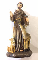 San Francesco in pasta di legno
