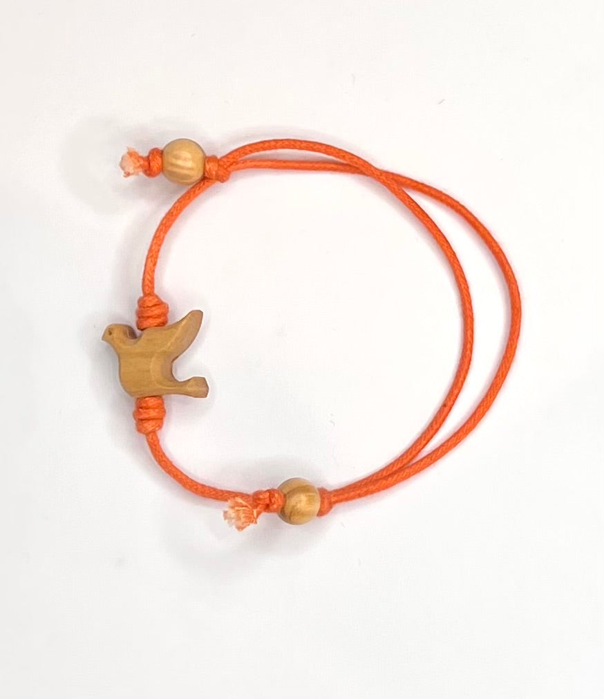 BRACCIALE con COLOMBINA, REGOLABILE