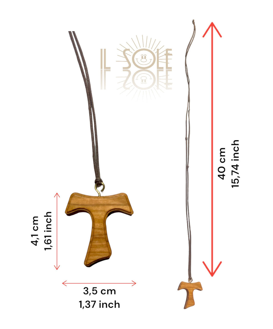 TAU IN LEGNO D'ULIVO Mod. XL