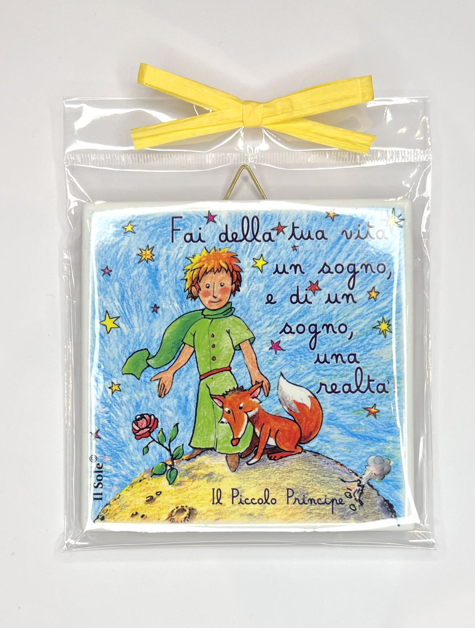 Piastrella in ceramica da parete Piccolo Principe mod. ASSORTITI