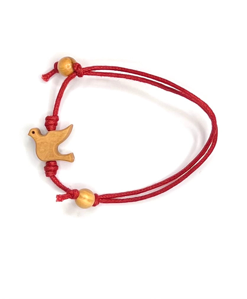 BRACCIALE con COLOMBINA, REGOLABILE
