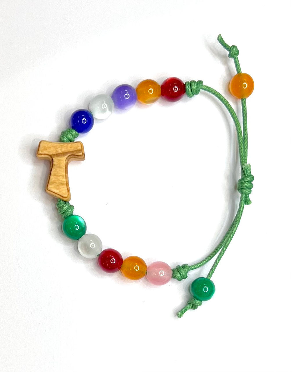BRACCIALE REGOLABILE per BAMBINI CON PALLINE COLORATE