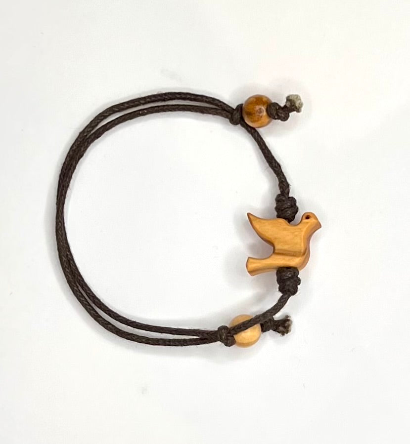 BRACCIALE con COLOMBINA, REGOLABILE