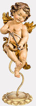 PUTTO CUPIDO SU PIEDISTALLO