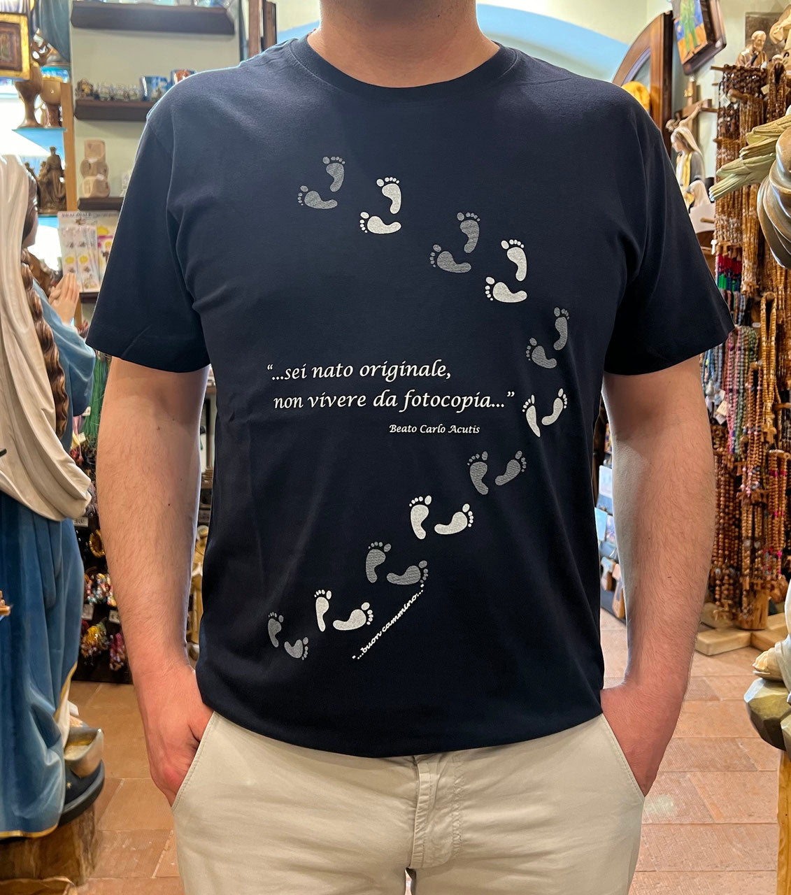 T-SHIRT ACUTIS "SEI NATO ORIGINALE, NON VIVERE DA FOTOCOPIA..."