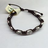 BRACCIALE CON MEDAGLIE SAN FRANCESCO E SANTA CHIARA A DECINA