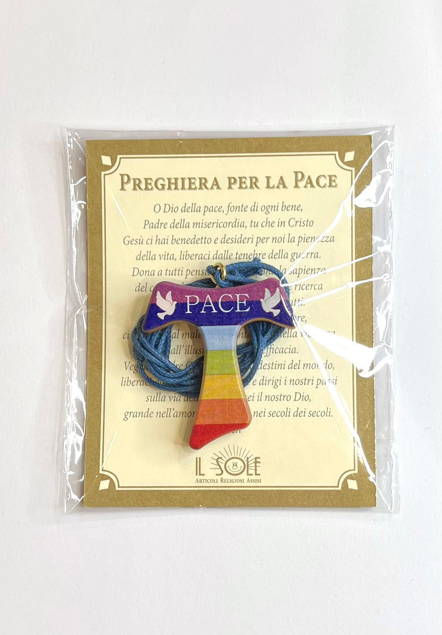 COLLANINE TAU DELLA PACE e PREGHIERA in ITALIANO E IN INGLESE