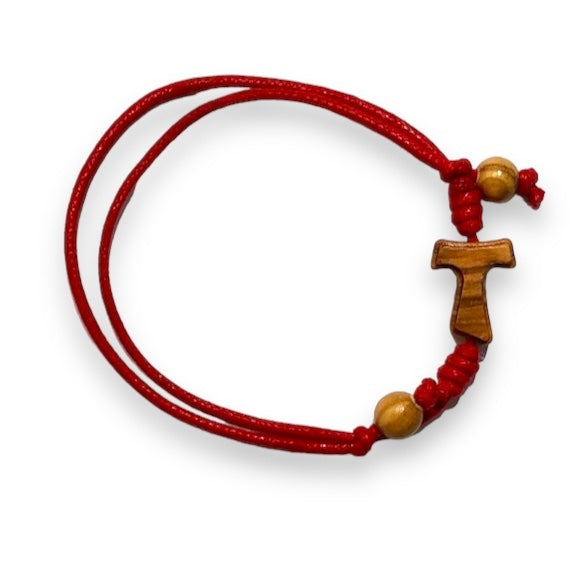 BRACCIALE CON TAU SAN FRANCESCO, REGOLABILE