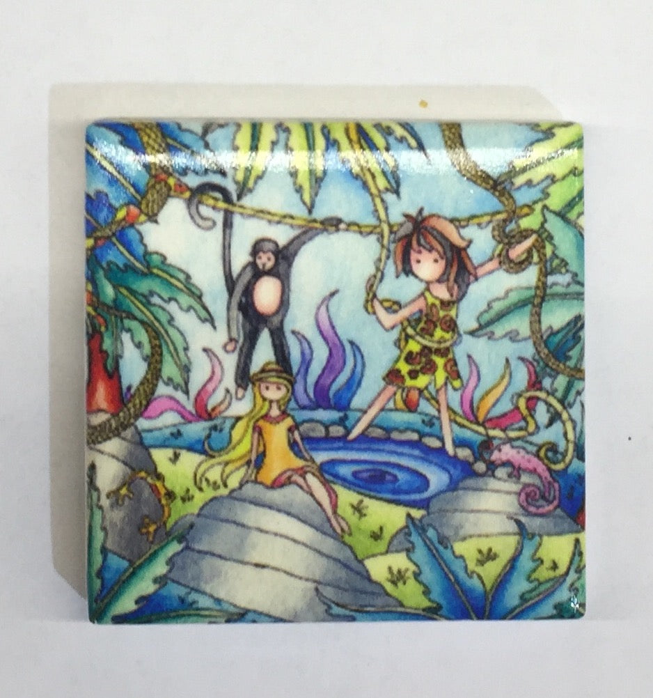 CALAMITE SOLIDALI FIABE  5 X 5cm