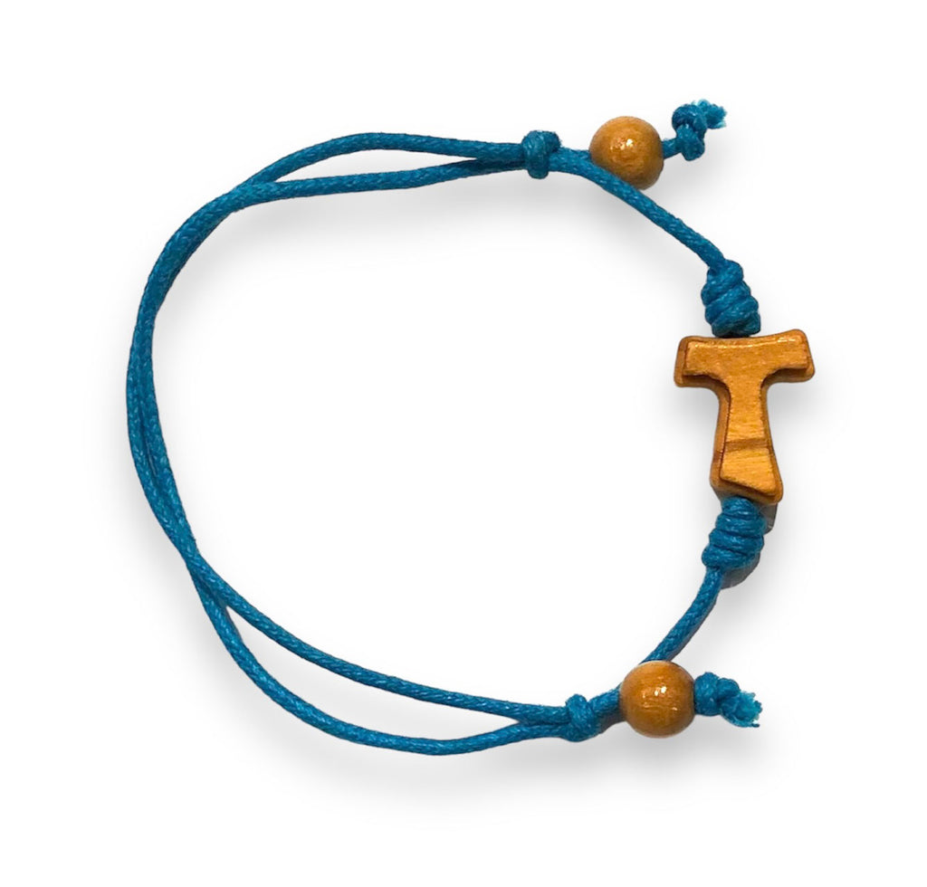 BRACCIALE CON TAU SAN FRANCESCO, REGOLABILE