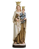STATUA DELLA MADONNA  DEL CARMINE