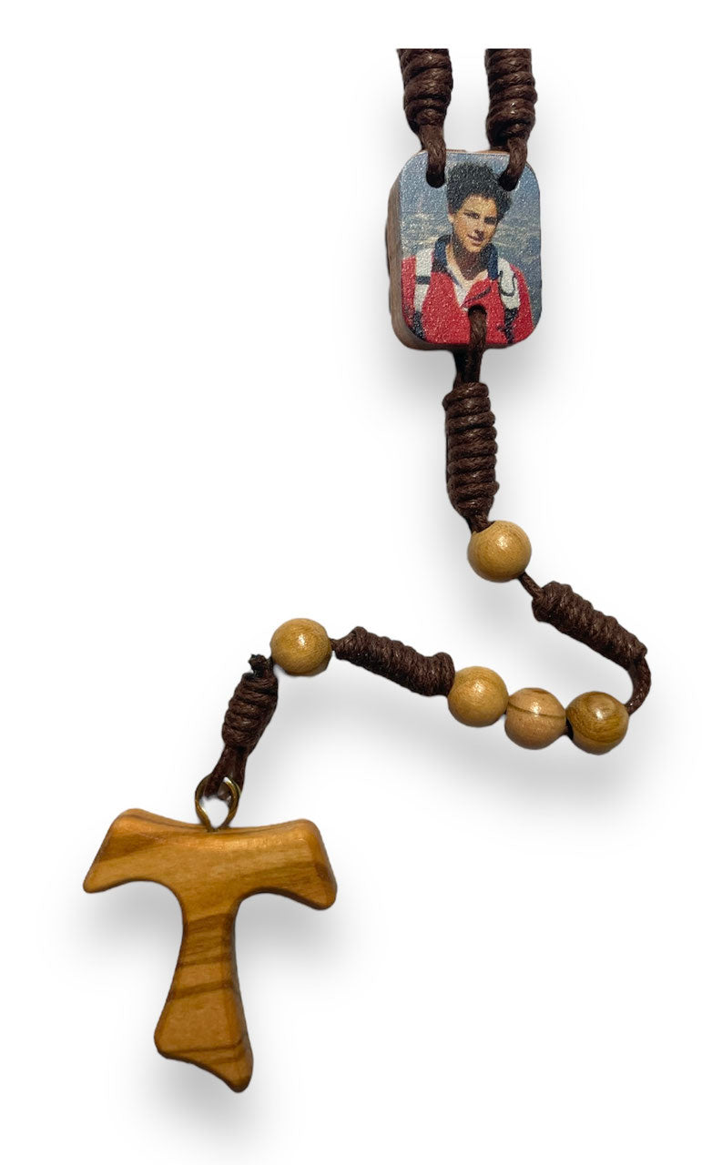 ROSARIO ACUTIS IN LEGNO D'ULIVO