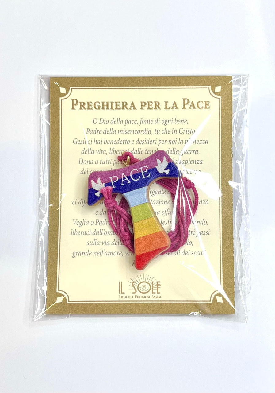 COLLANINE TAU DELLA PACE e PREGHIERA in ITALIANO E IN INGLESE