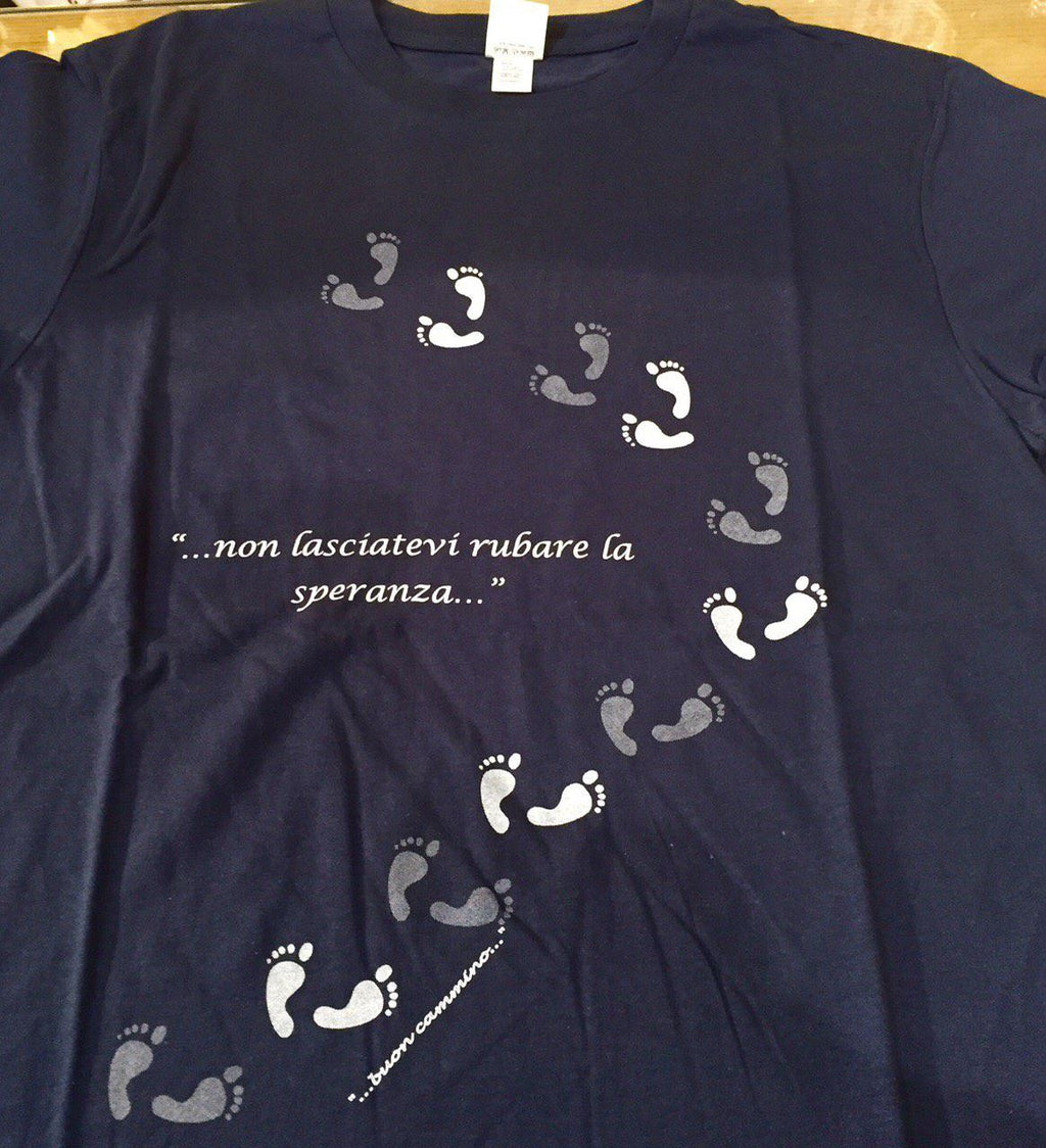 T-SHIRT "NON LASCIATEVI RUBARE LA SPERANZA"