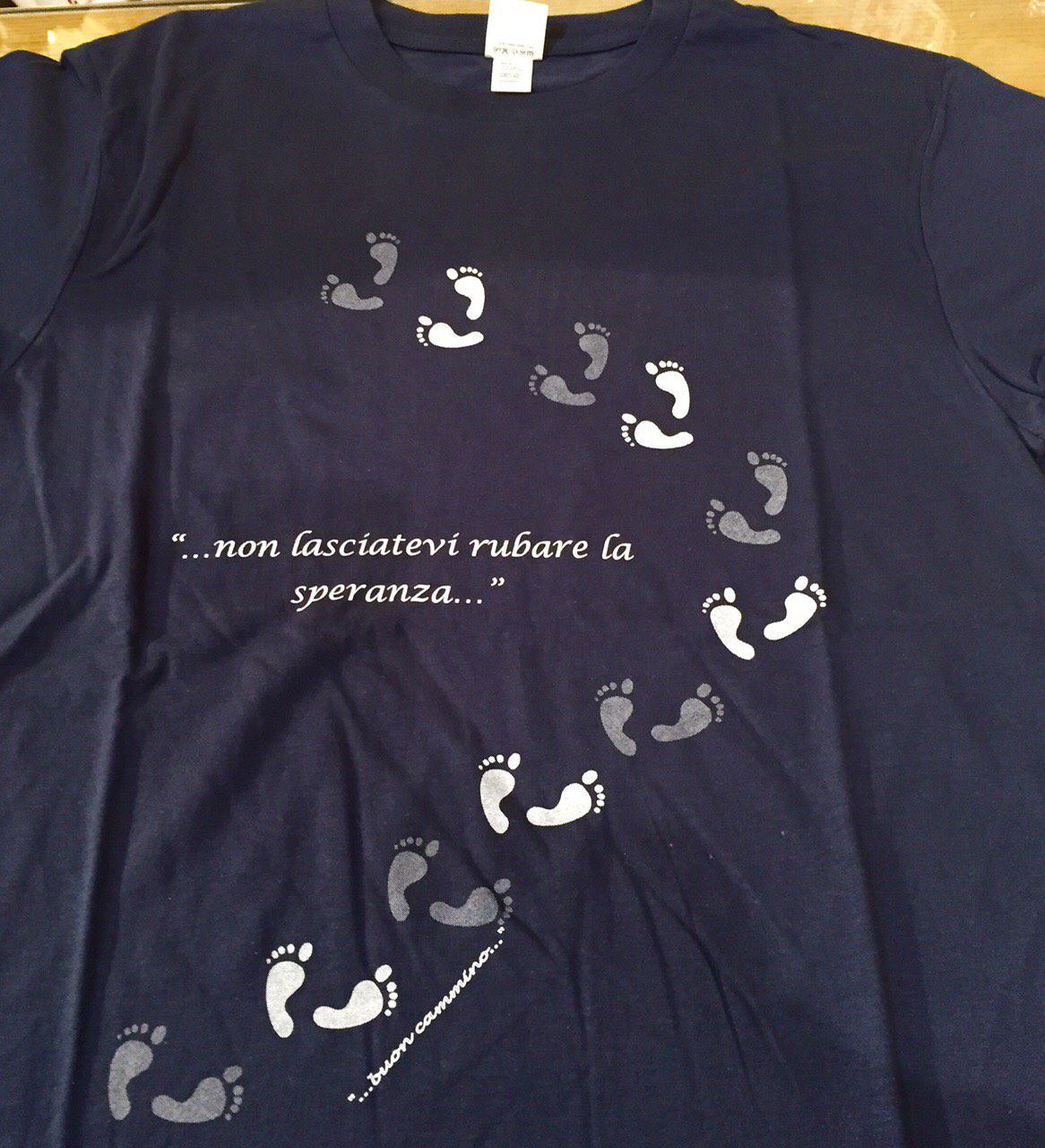 T-SHIRT "NON LASCIATEVI RUBARE LA SPERANZA"