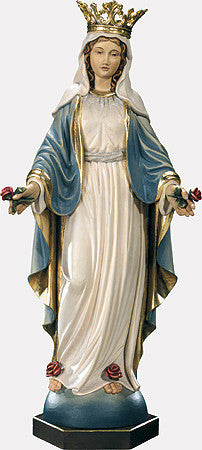 MADONNA DELLE ROSE CON CORONA