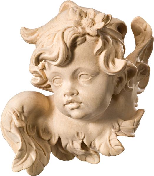 TESTA DI PUTTO DESTRO CON MARGHERITA