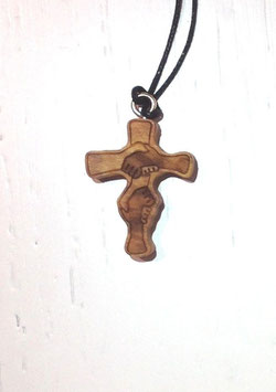 Croce dell'amicizia in legno di ulivo