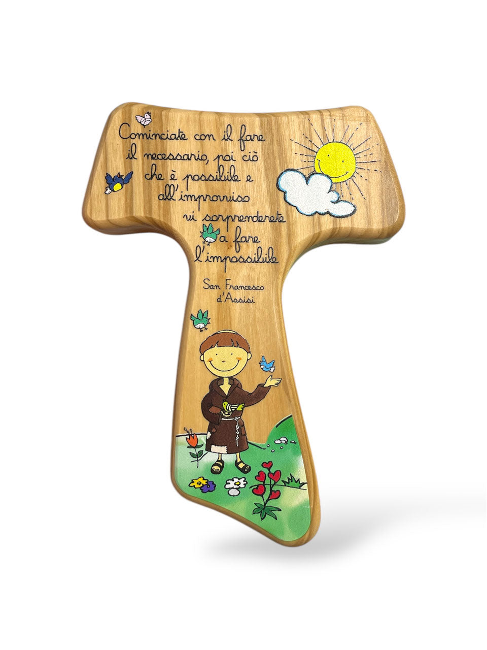 TAU DA PARETE IN ULIVO "SAN FRANCESCO" assortiti