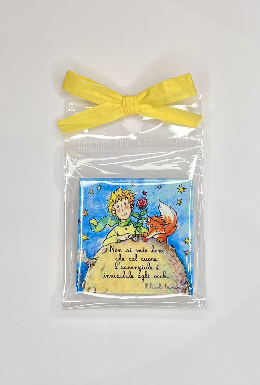 Calamita Piccolo Principe in ceramica MOD. A " NON SI VEDE BENE..."