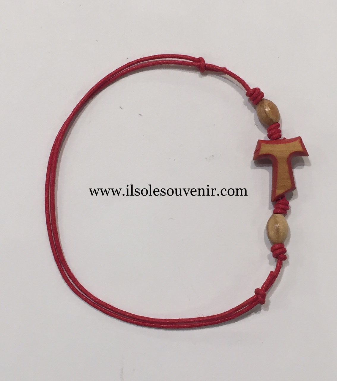 BRACCIALE REGOLABILE CON TAU CON BORDO COLORATO