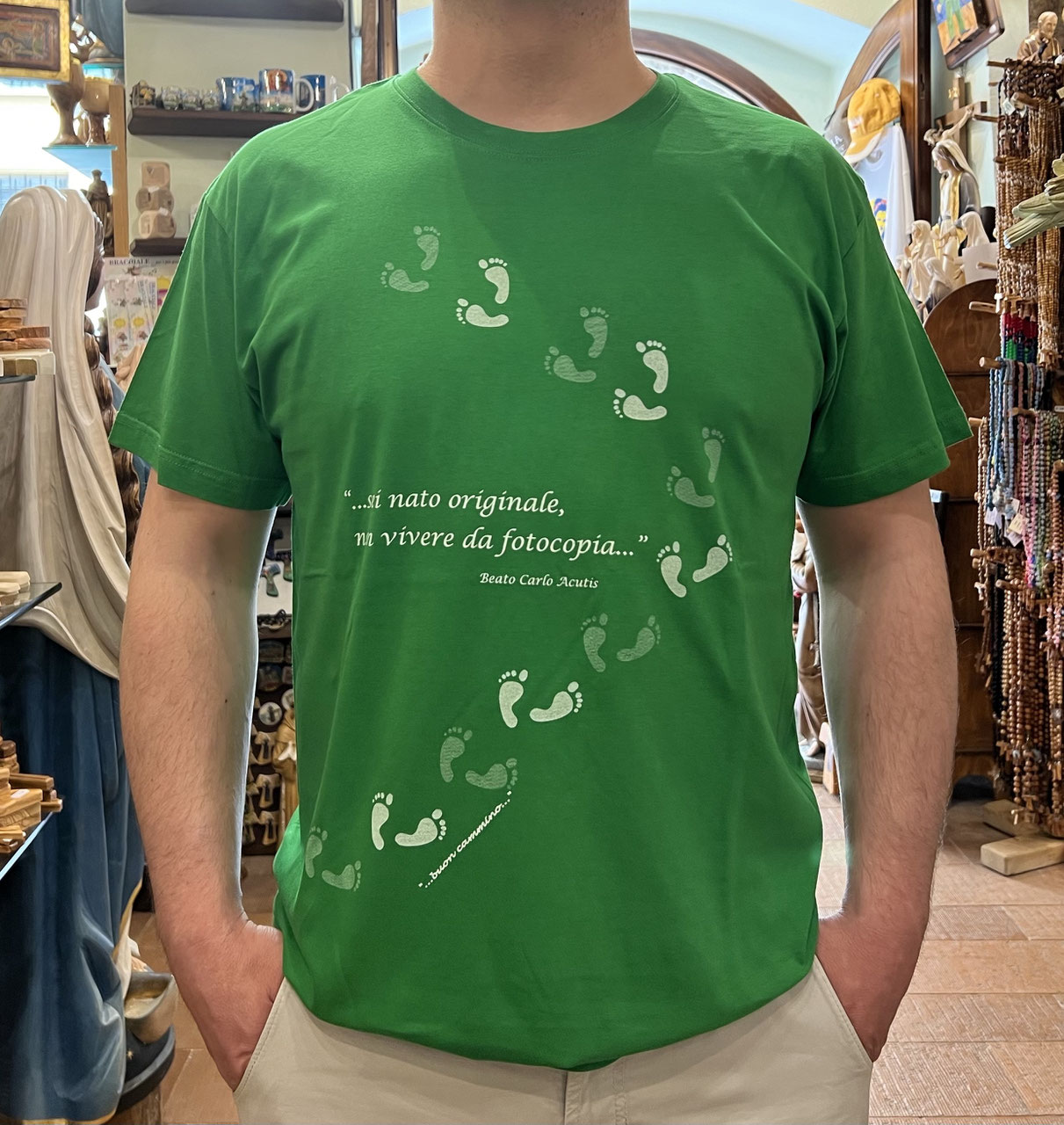 T-SHIRT ACUTIS "SEI NATO ORIGINALE, NON VIVERE DA FOTOCOPIA..."