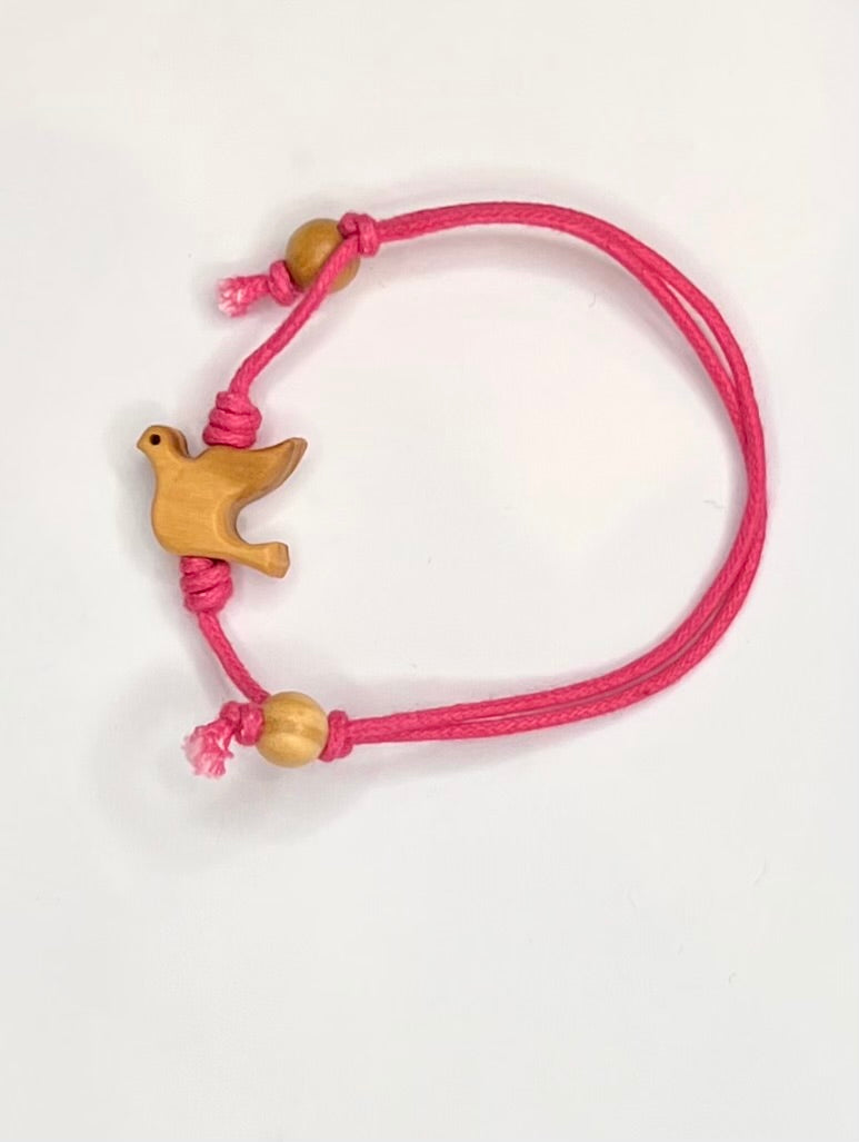 BRACCIALE con COLOMBINA, REGOLABILE