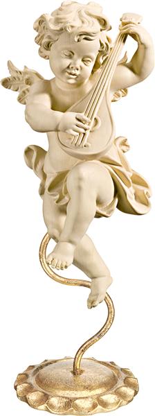 PUTTO CON MANDOLINO SU PIEDISTALLO