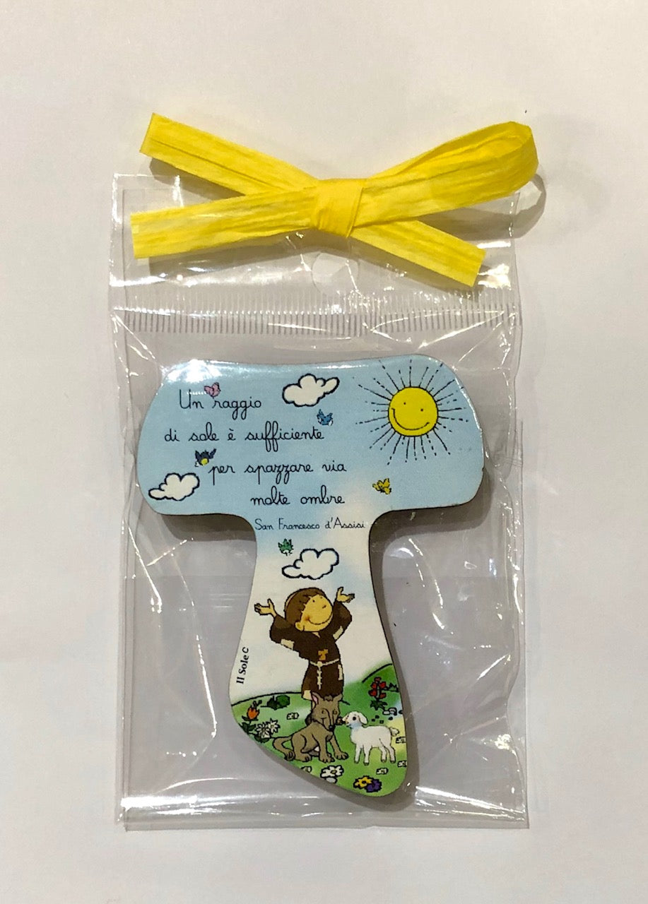 Tau calamita San Francesco in Legno mod. ASSORTITI