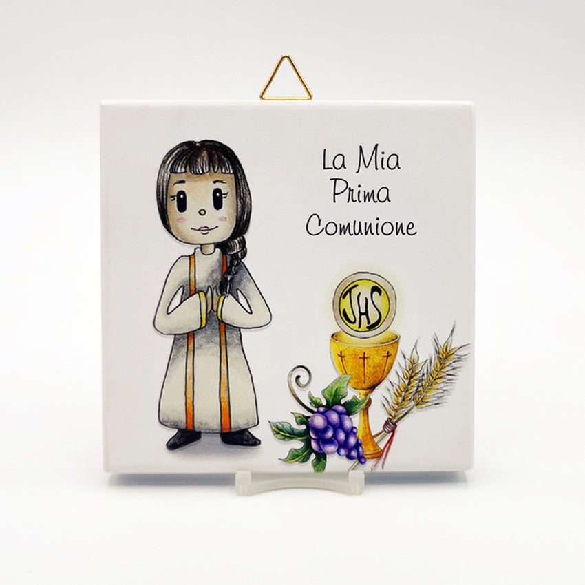 PIASTRELLA PRIMA COMUNIONE BAMBINO/A