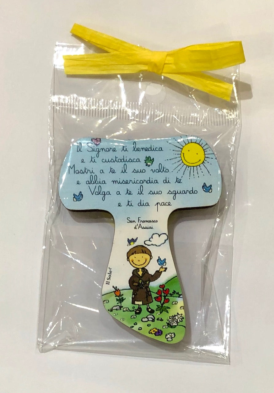 Tau calamita San Francesco in Legno mod. ASSORTITI