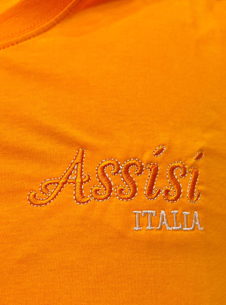 T-SHIRT CON RICAMO "ASSISI"