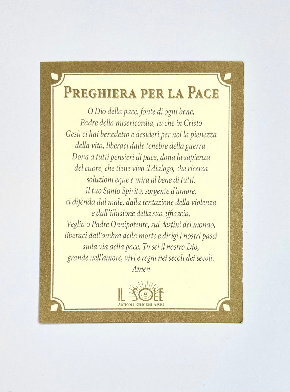 COLLANINE TAU DELLA PACE e PREGHIERA in ITALIANO E IN INGLESE