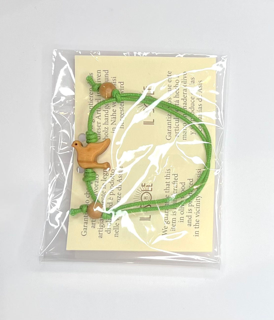 BRACCIALE con COLOMBINA, REGOLABILE