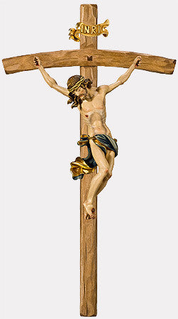 CRISTO BAROCCO SU CROCE ARCATA
