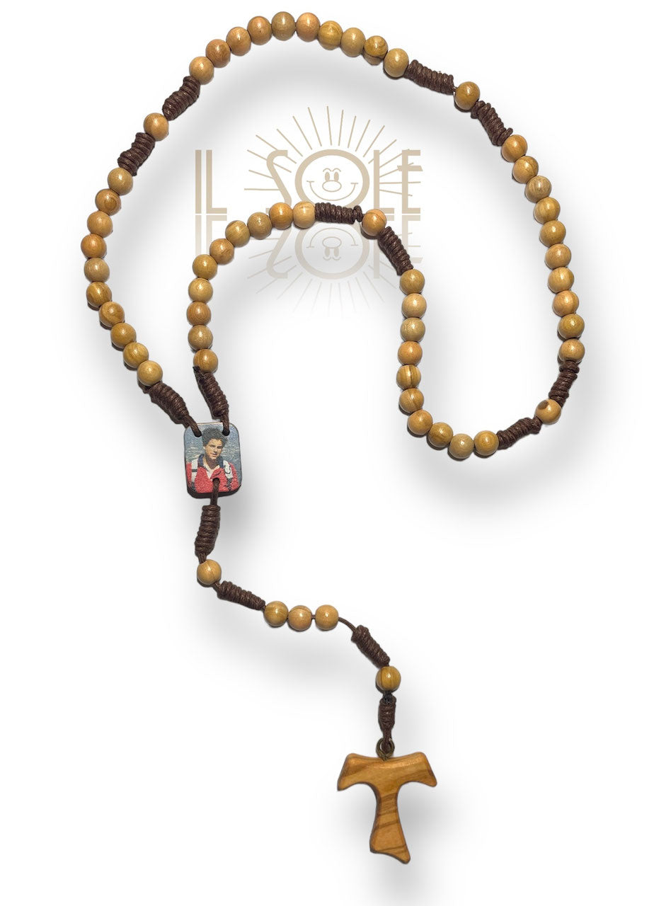 ROSARIO ACUTIS IN LEGNO D'ULIVO