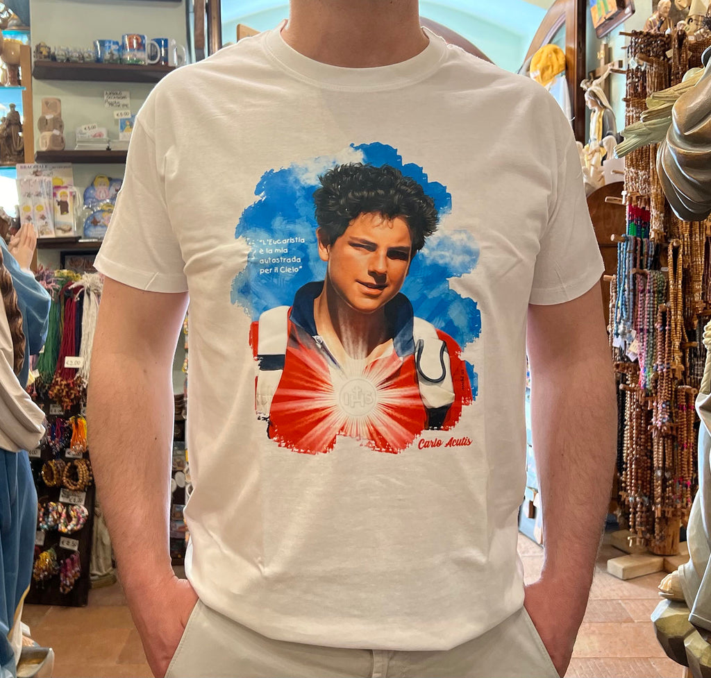 T-SHIRT IMMAGINE CARLO ACUTIS MOD. B