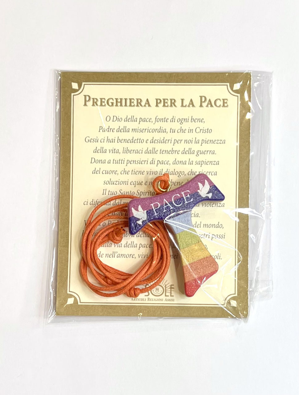 COLLANINE TAU DELLA PACE e PREGHIERA in ITALIANO E IN INGLESE