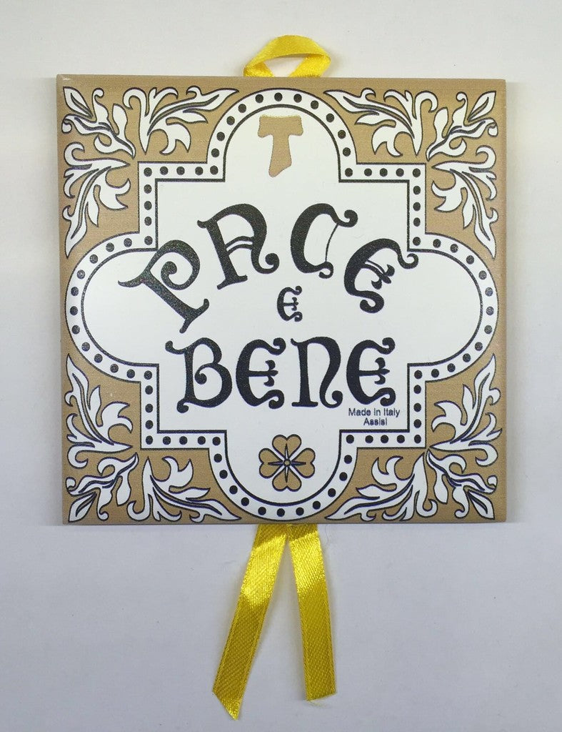 Piastrella in ceramica da parete Pace e Bene 10 x10 mod. C