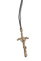 Croce con cristo con collana